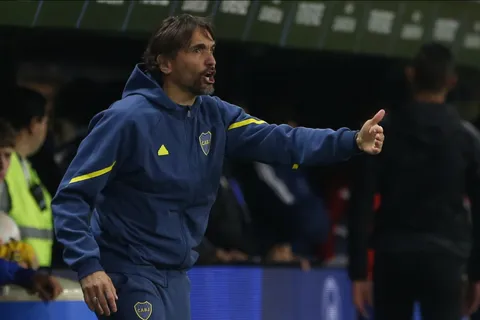 Diego Martínez, entrenador de Boca