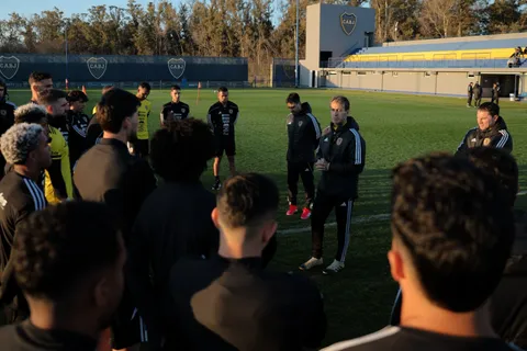 Las fotos de la Selección de Venezuela entrenándose en el Predio de Boca