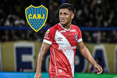 Leandro Lozano, jugador de Argentinos Juniors, aparece en el radar de Boca