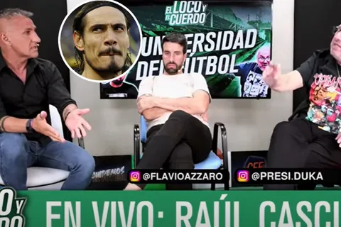 La picante analogía de Cascini con Cavani como protagonista: "Siempre malos somos"