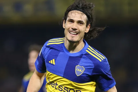 Edinson Cavani en Boca