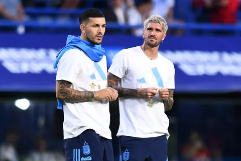 Leandro Paredes y Rodrigo De Paul en la Selección Argentina