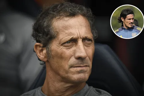 El respaldo de Pedro Troglio a Edinson Cavani antes del duelo contra Boca: "Castigarlo es una locura"