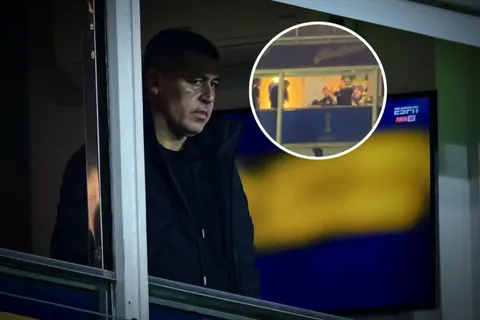 Video: Riquelme se quedó en el palco hasta una hora después del partido de Boca y esto fue lo que hizo