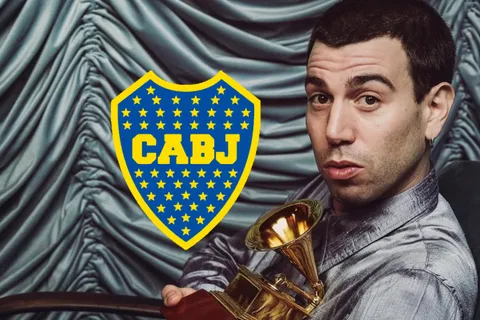 Detalle bien bostero: el guiño del cantante de Conociendo Rusia para Boca en su recital