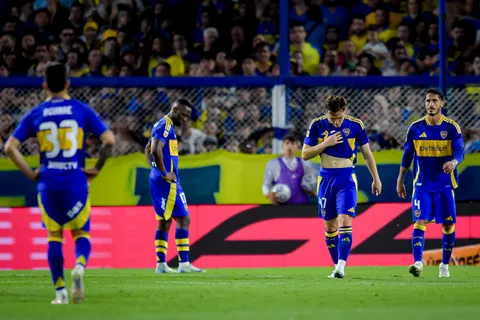 Nicolás Figal se quejó con el arbitraje de Boca vs. Riestra