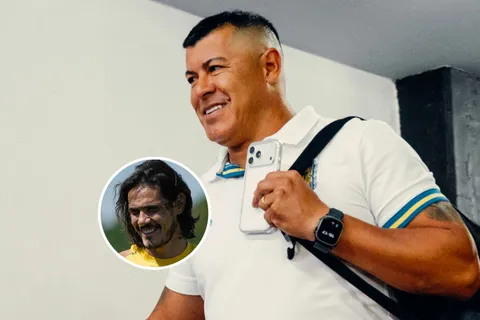 La postura de Almirón sobre el presente de Cavani en Boca: "Lo mencioné en algún momento..."