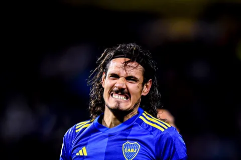 Edinson Cavani en Boca