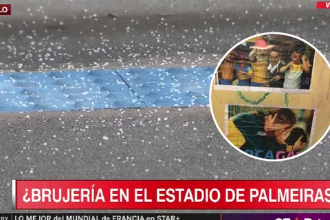 Los hinchas de Palmeiras van por todo: "brujería" en la cancha y provocaciones para Boca con Maradona