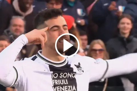 ExBoca: el golazo de Martín Payero en el triunfo de Udinese en la Serie A