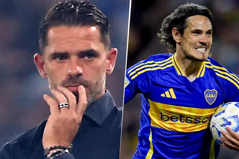 Gago contó de qué depende Cavani en Boca para jugar ante Alianza Lima