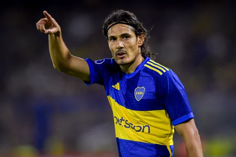 Edinson Cavani en Boca
