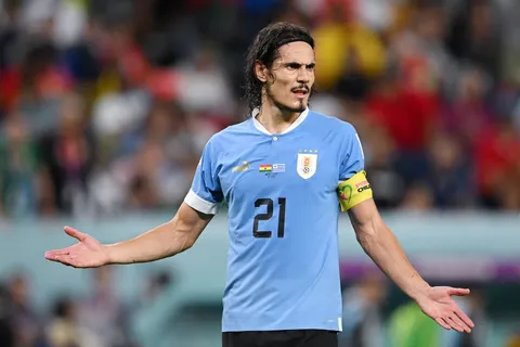 Edinson Cavani se retiró de la Selección de Uruguay