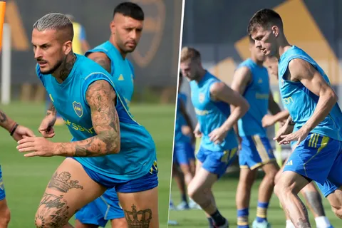 Detalles del entrenamiento de Boca: qué le pasa a Zenón y por qué Benedetto se fue antes