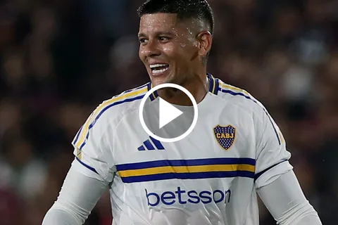 Rojo marcó el 1 a 0 de Boca vs. Belgrano