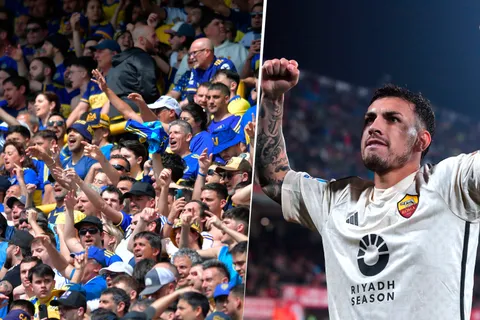 Fantástico: hinchas de Boca se hicieron pasar por "tifosi" de la Roma y pidieron que se vaya Leandro Paredes