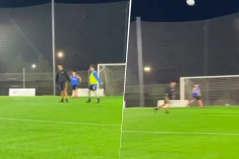 Marcelo Saracchi debe volver a Boca el 1 de julio y apareció jugando un picado con amigos