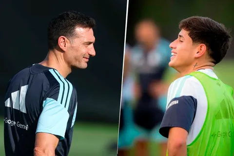 Scaloni definió el futuro de Tomás Aranda: se queda en la Selección hasta el primer partido