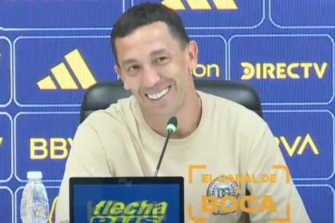 El error viral de Marchesín en la presentación en Boca, ¿sobre River?: "No lo tomen a mal jaja"