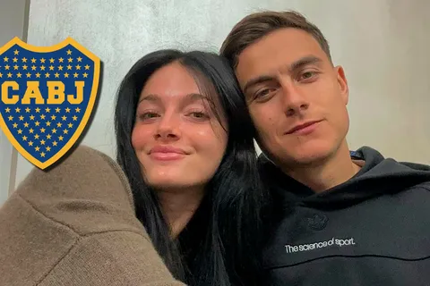 Paulo Dybala junto a Oriana Sabatini