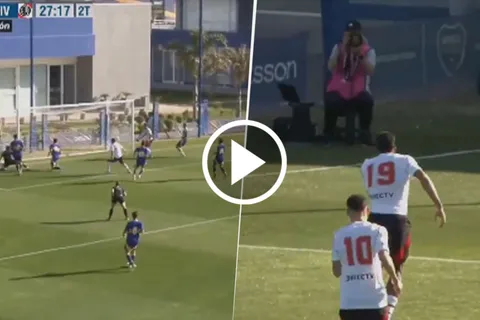 VIDEO | El gol y la expulsión en la derrota de la Reserva de Boca ante River