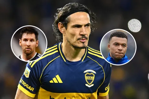 El PSG hizo un posteo con Edinson Cavani y generó polémica por Messi y Mbappé