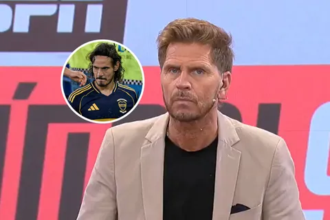 Sebastián Vignolo propuso que Boca juegue con un tridente inédito, sin Cavani: "Ya no puede"