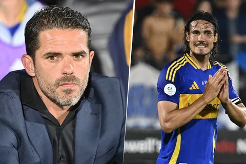Por qué Gago puso a Edinson Cavani como suplente en Boca ante Unión