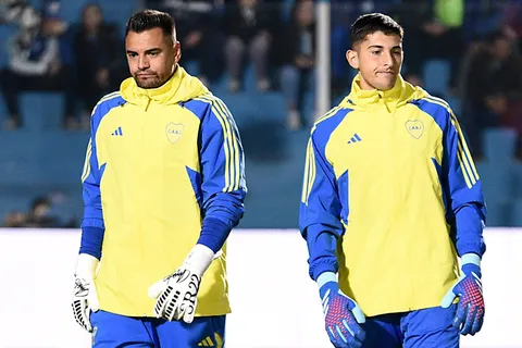 Sergio Romero y Leandro Brey en Boca