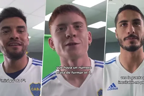 VIDEO | Los jugadores de Boca se confiesan: ellos también ven el 7 por todos lados
