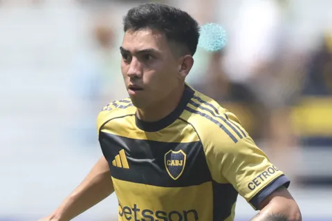 Alan Velasco habló después de marcar su primer gol en Boca
