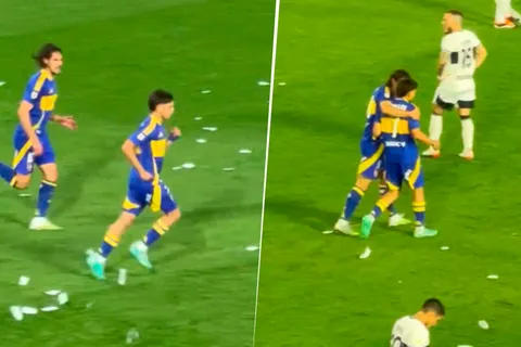Edinson Cavani Ezequiel Zeballos