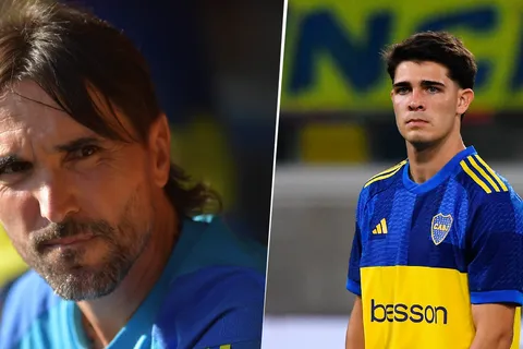 La explicación de Diego Martínez sobre por qué sacó a Vicente Taborda en Boca