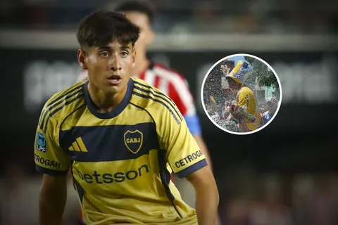 El emotivo recibimiento que tuvo Tomás Aranda tras su debut con la camiseta de Boca