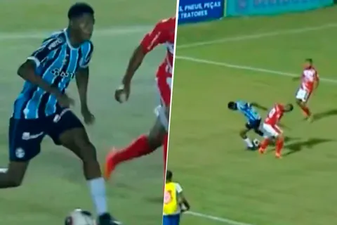 Fue viral: el juvenil de Gremio que se llama Riquelme y juega parecido al ídolo de Boca