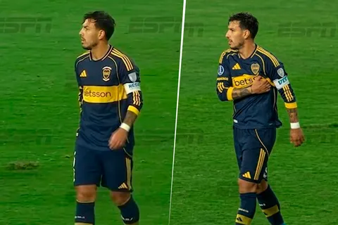 No se vio: Paredes se agarró la costilla en pleno partido y luego reveló cómo está de su lesión