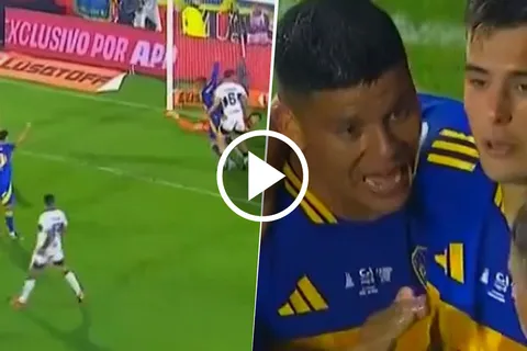 El gol de Aaron Anselmino a Gimnasia