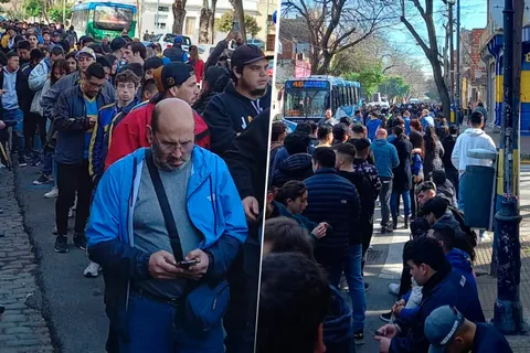 VIDEO | Locura por la Sub 20: así es la "interminable" fila para sacar entrada para Boca-AZ Alkmaar