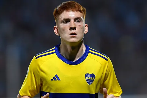 Valentín Barco podría tener de compañero a Claudio Echeverri en 2024 si se va de Boca