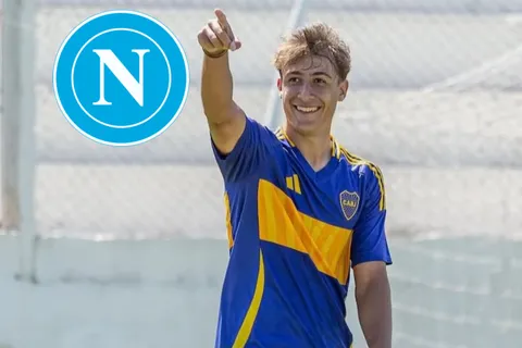 Milton Pereyra, el juvenil de Boca que se va por la patria potestad al Napoli de Italia