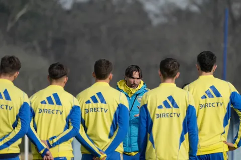 Un titular de Boca no pudo terminar la práctica