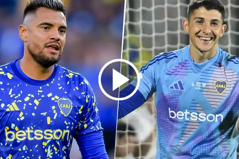 Sergio Romero y Leandro Brey en Boca