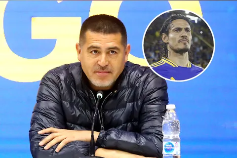 La firme frase de Juan Román Riquelme que marca el futuro de Edinson Cavani en Boca