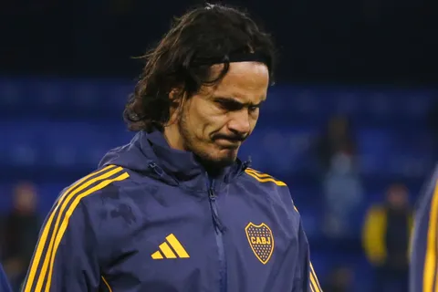 Preocupante: la estadística que expone la falta de continuidad de Edinson Cavani en Boca durante el 2025