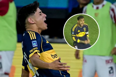 El desaforado festejo de Leandro Paredes en el gol de Aranda