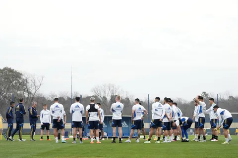 Entrenamiento de Boca Juniors