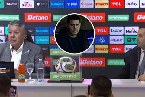 Se supo: por qué Juan Román Riquelme no estuvo con Chiqui Tapia y Di Carlo en la conferencia previa al Boca-River