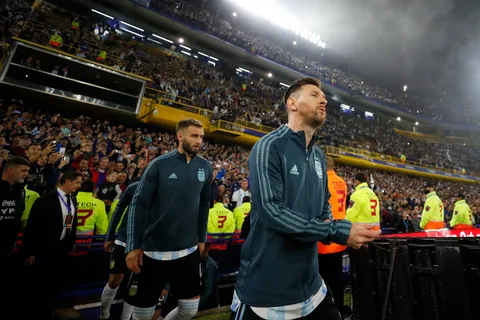 Lionel Messi en La Bombonera