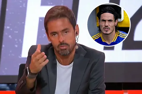 Mariano Closs y una tajante postura sobre el nivel de Cavani en Boca: "Su balance hasta ahora no es bueno"