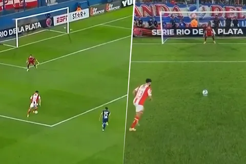 Nicolás Orsini en Unión vs. Nacional